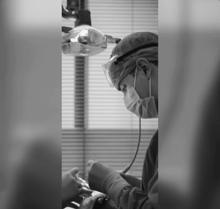 Dr Mehdi Essendi pendant un soin au Centre Dentaire Luxury Smile